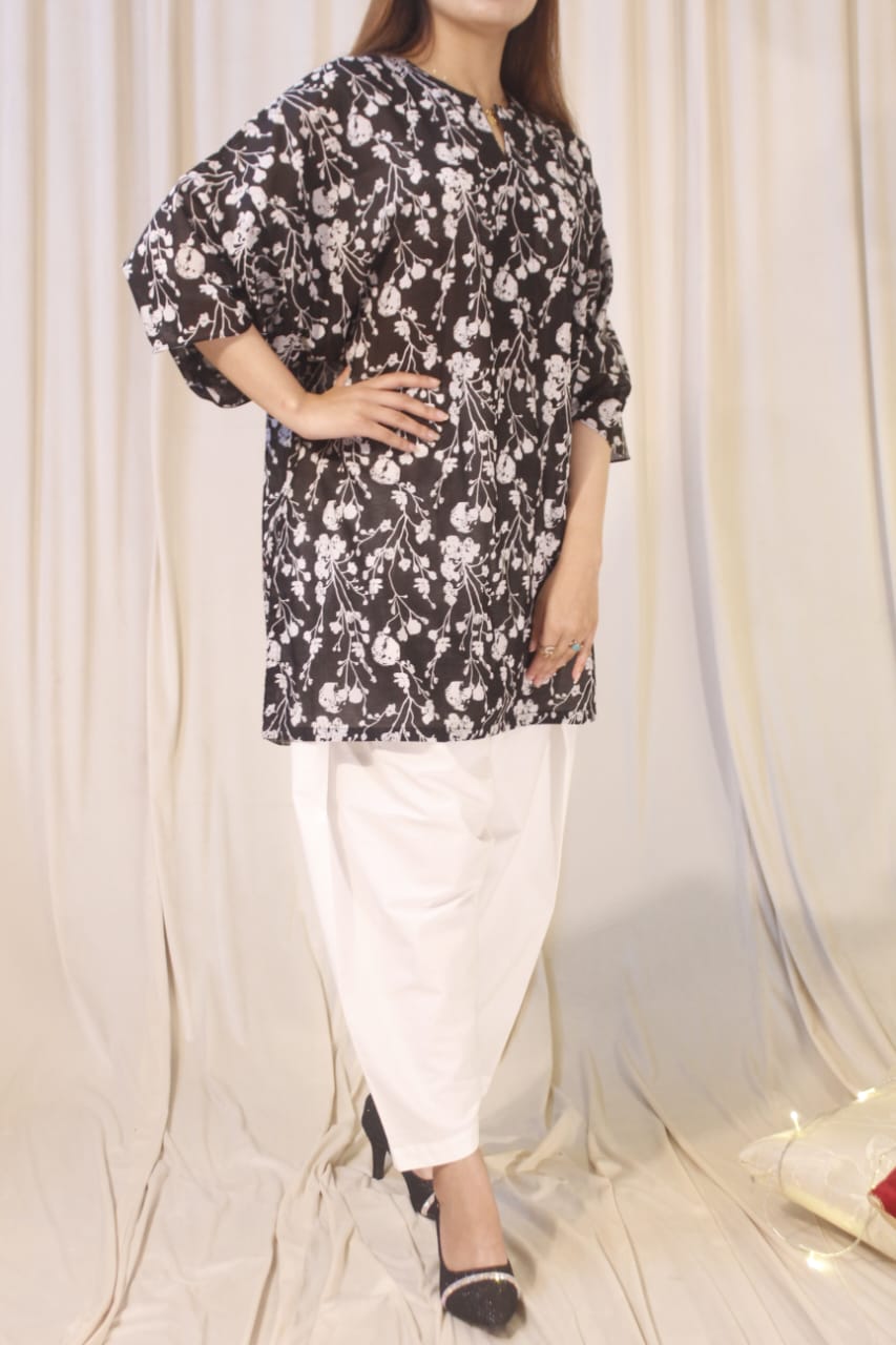 PRINTED LAWN SHIRT (PRET) - Image 3