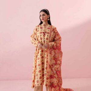 3 Piece - Printed Lawn Suit