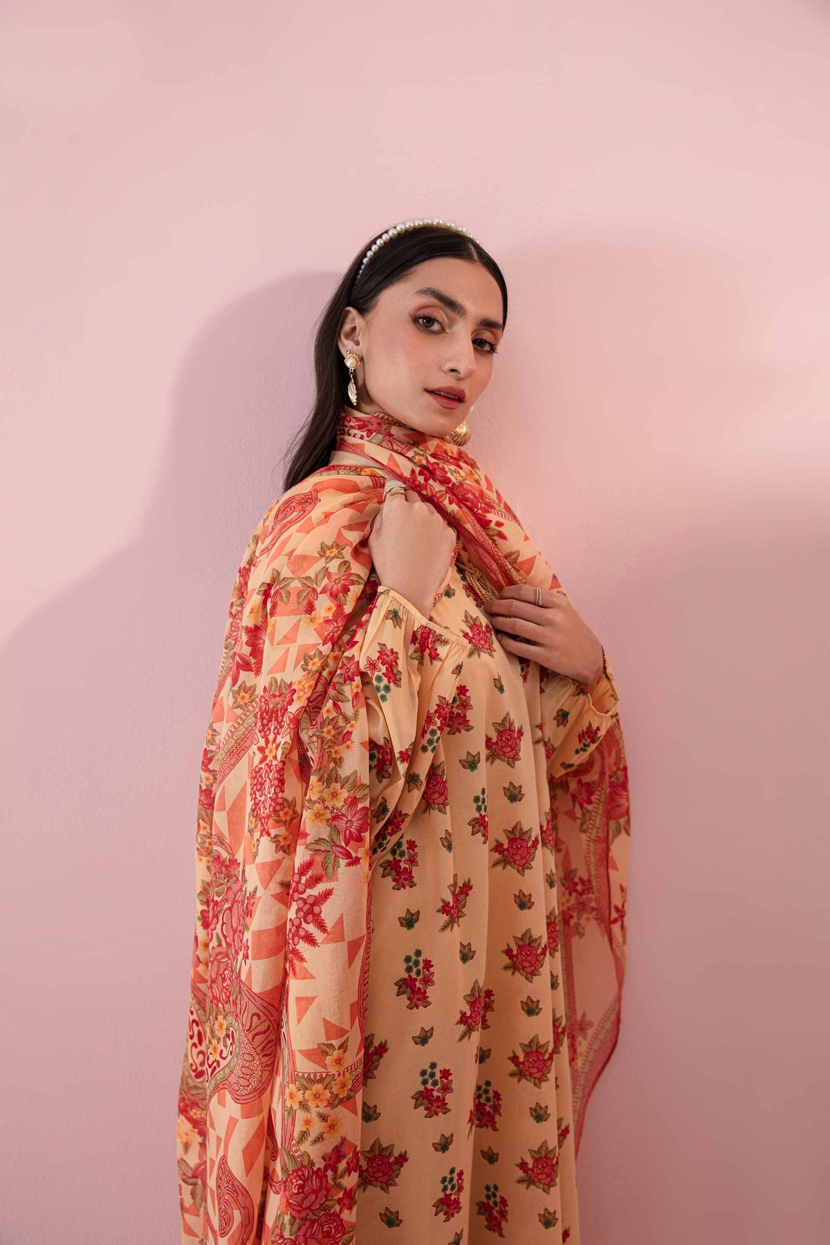 3 Piece - Printed Lawn Suit - Image 4