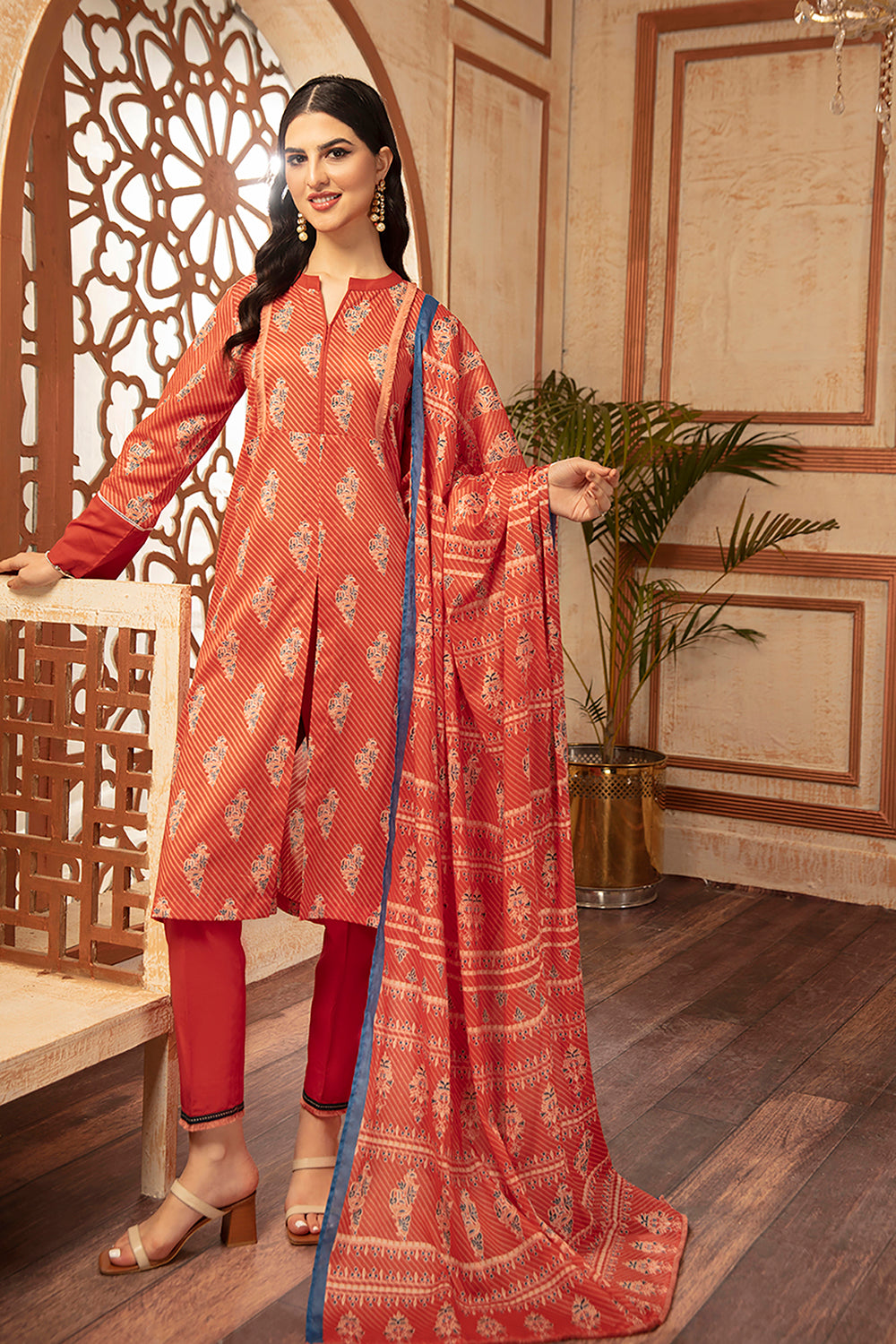 3 Piece – Printed Lawn Suit (Nishat Linen) - Image 3
